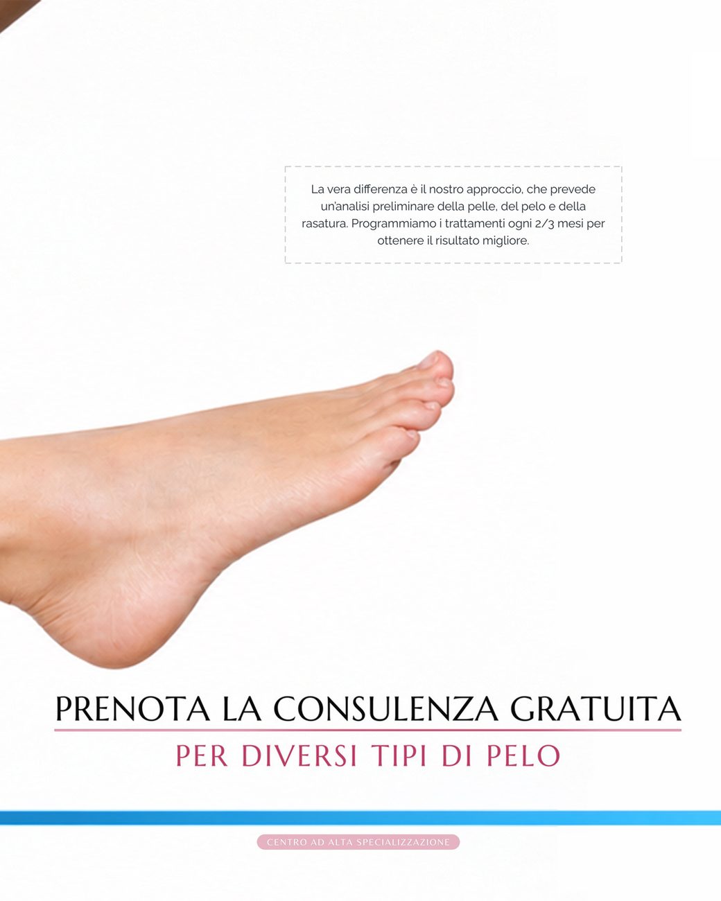 Slide 3: piede e Prenota la consulenza gratuita