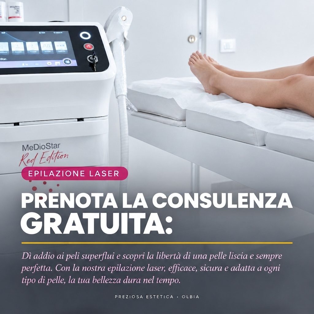 Post Instagram: consulenza gratuita per epilazione laser